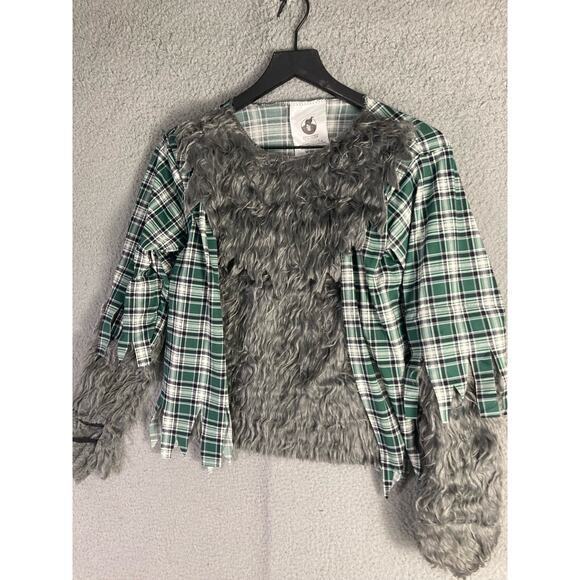 Boys Werewolf Costume XL Halloween‎ Horror Monster Outfit with Faux Fur Details - Picture 7 of 12